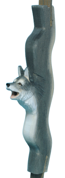 Hand Carved Mouth Shooter Bow & Arrow Set