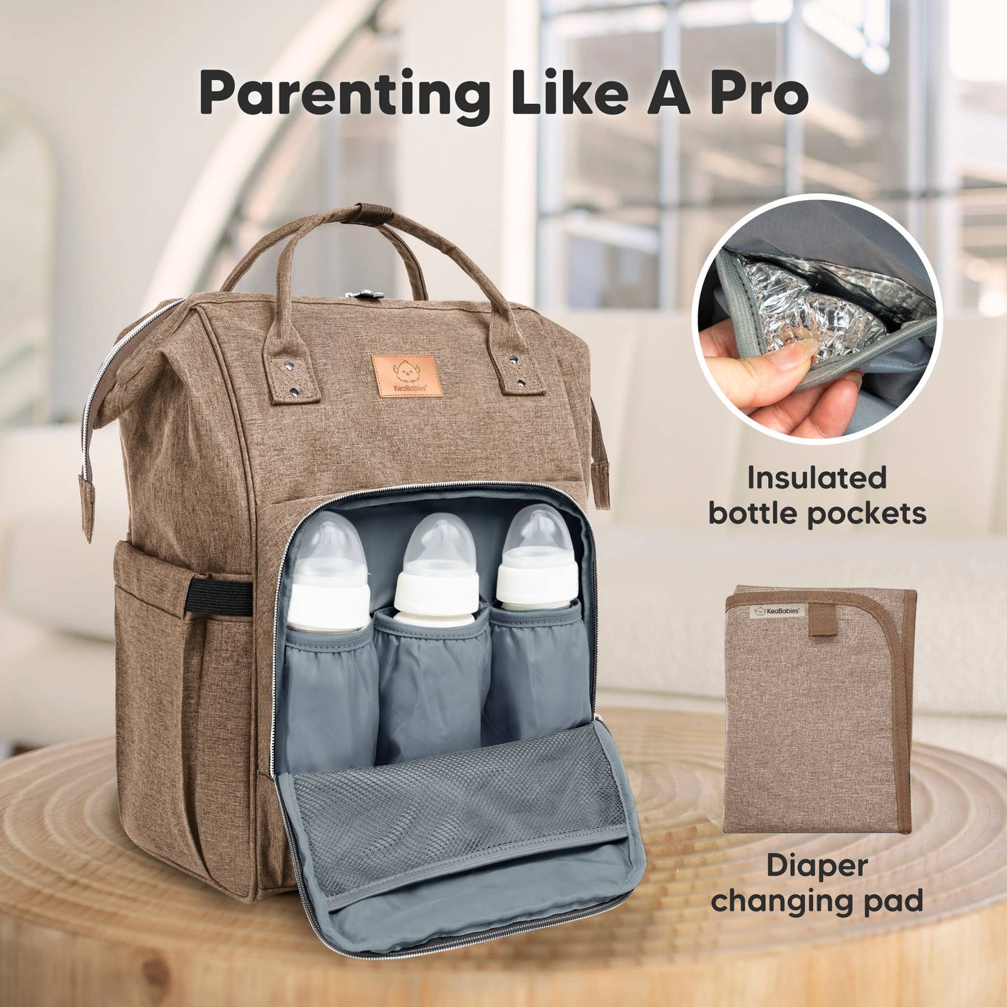 Original Diaper Bag Backpack - Tan