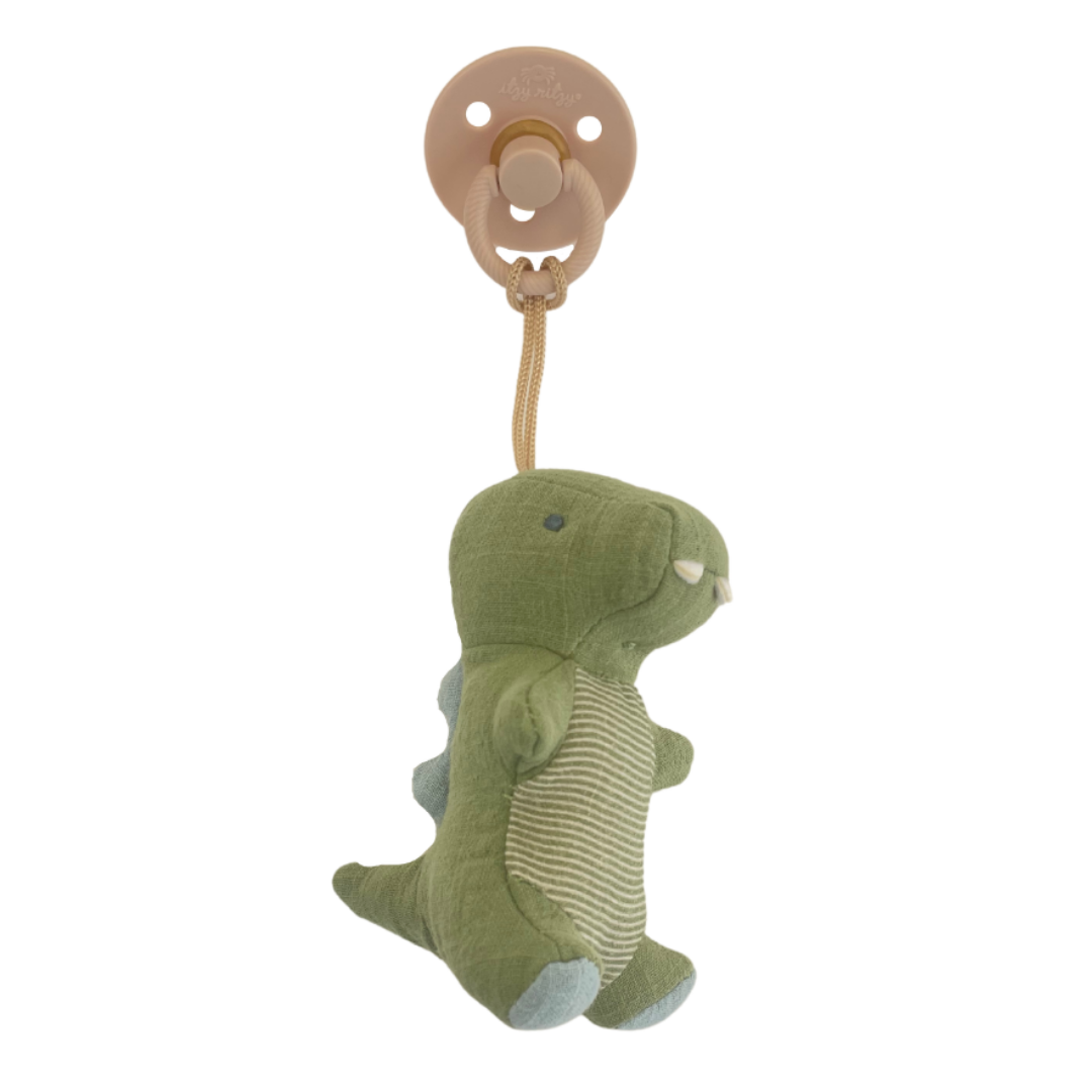 Bitzy Pal Natural Rubber Pacifier & Plush