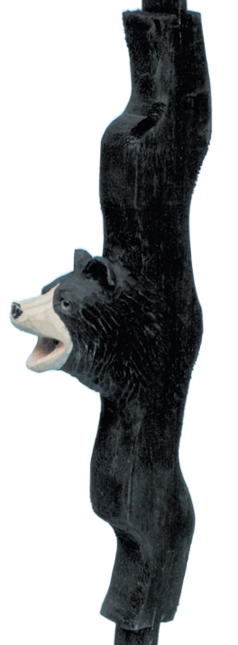 Hand Carved Mouth Shooter Bow & Arrow Set