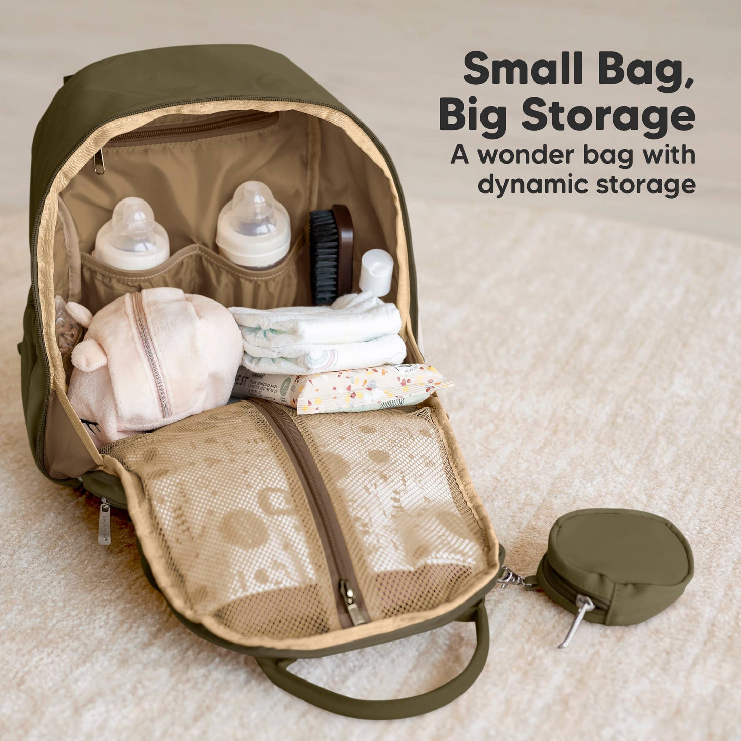 Diaper Bag Backpack - Olive