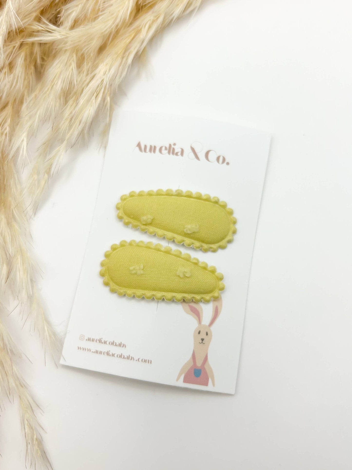 Mini Baby Fabric Hair Barrettes