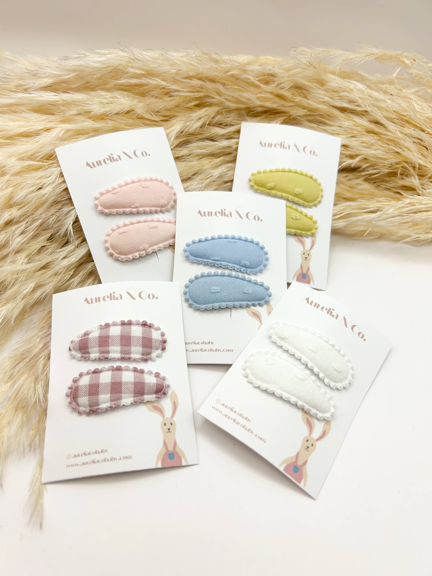 Mini Baby Fabric Hair Barrettes