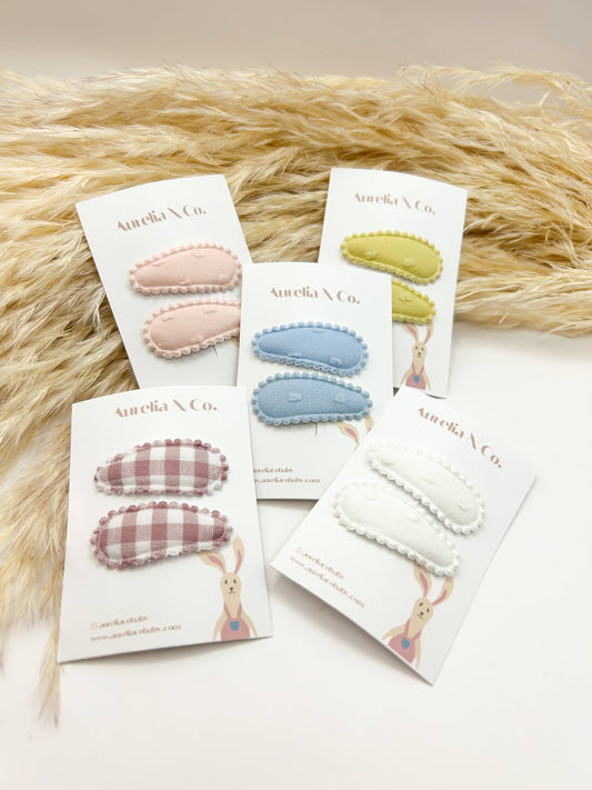 Mini Baby Fabric Hair Barrettes