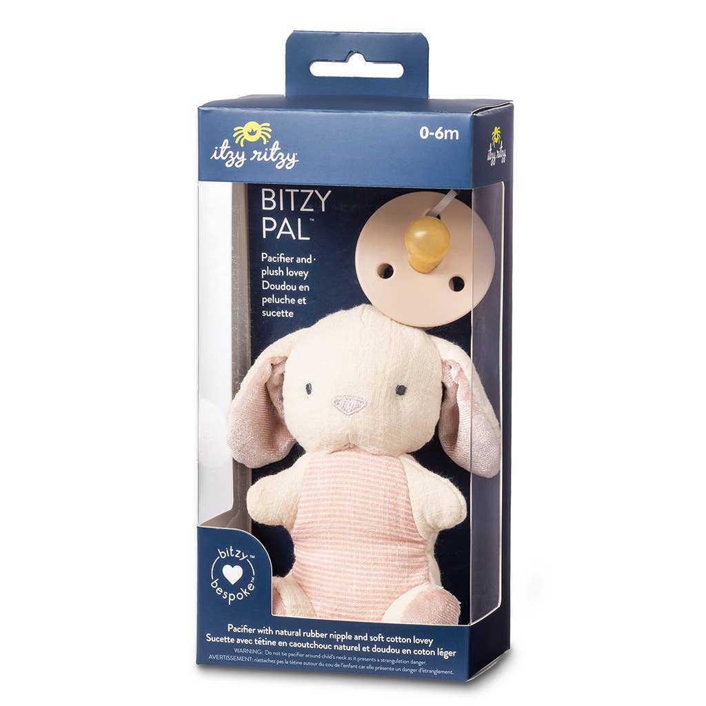 Bitzy Pal Natural Rubber Pacifier & Plush