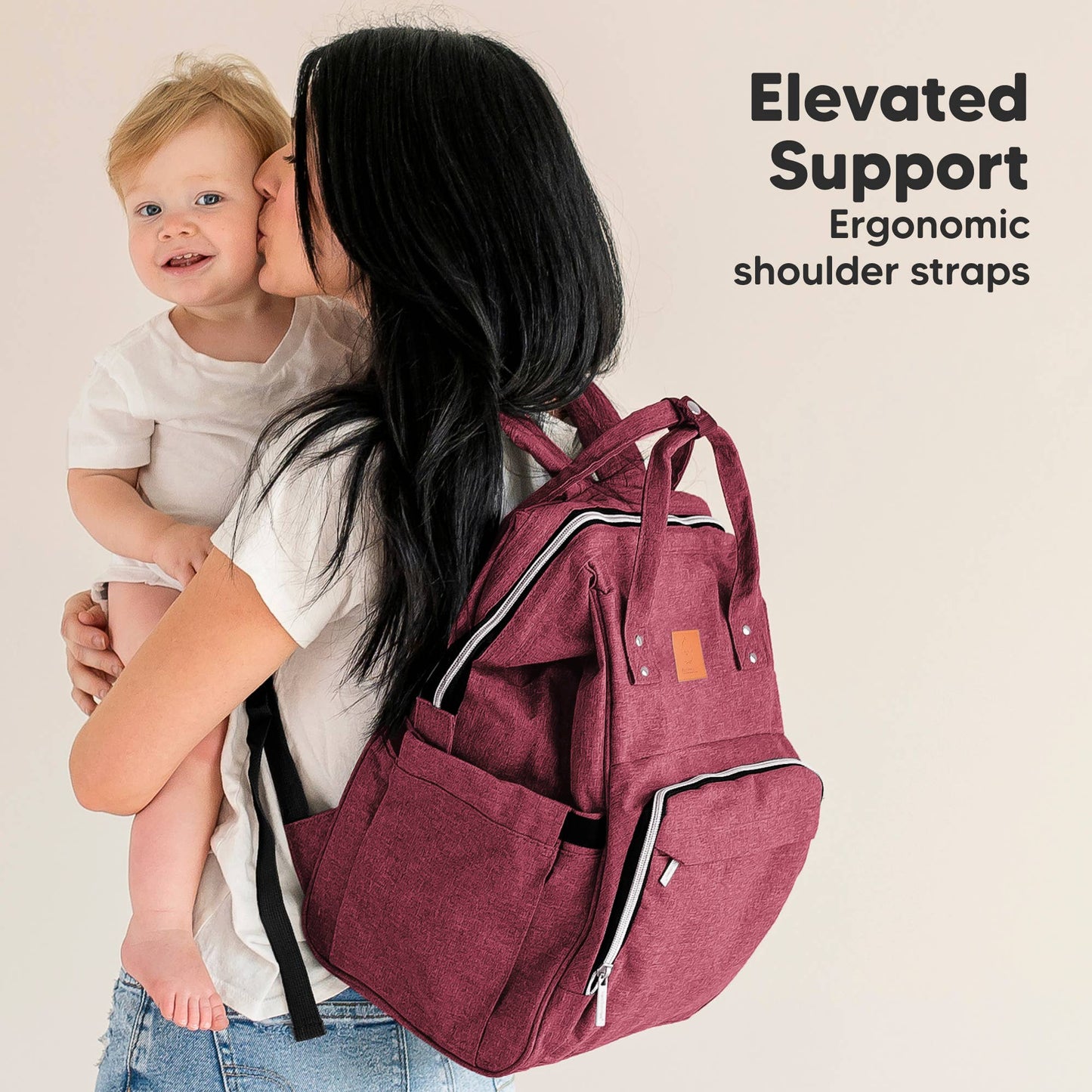 Original Diaper Bag Backpack - Rust