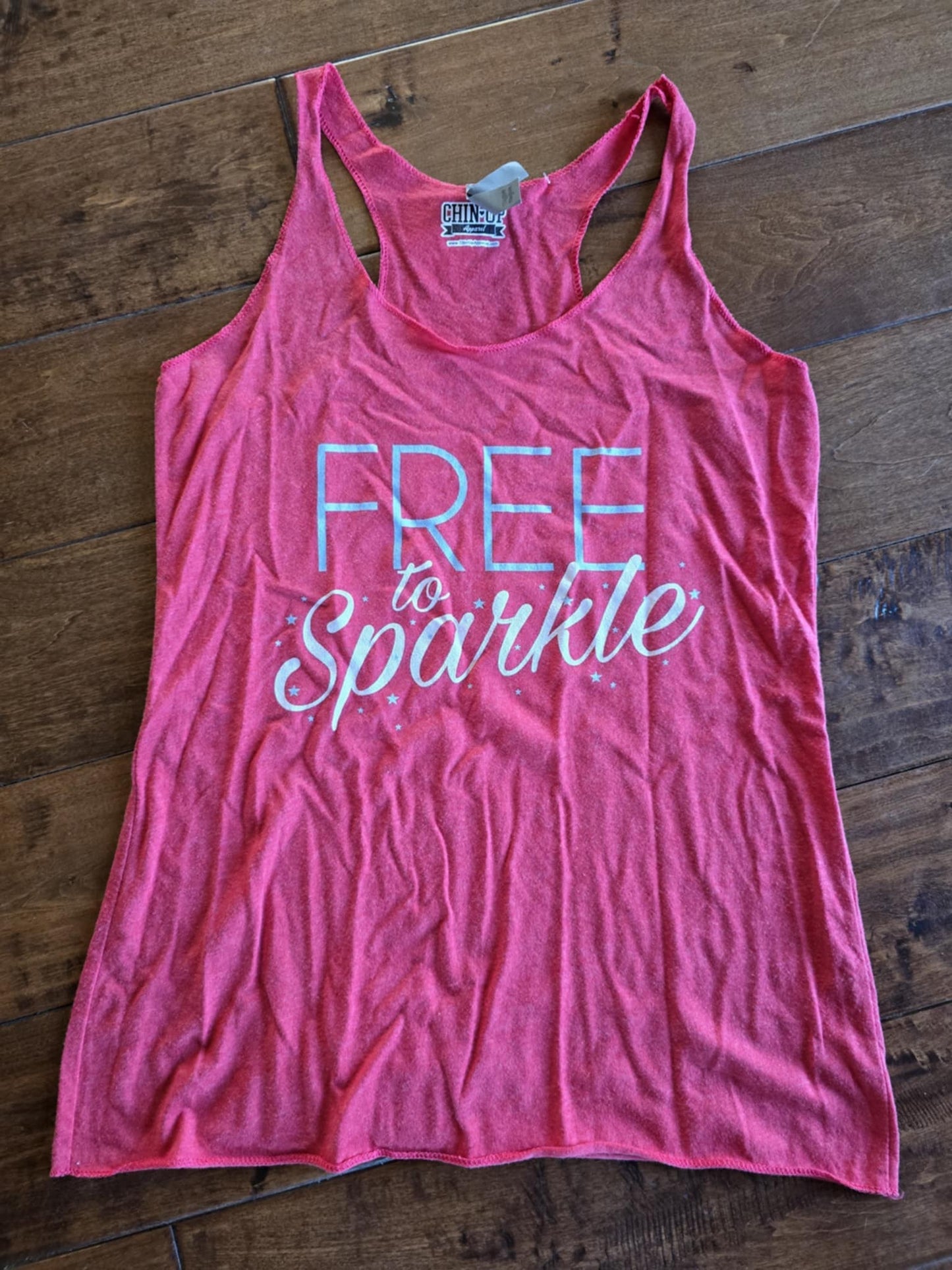 Chin Up Free To Sparkle Tank-S