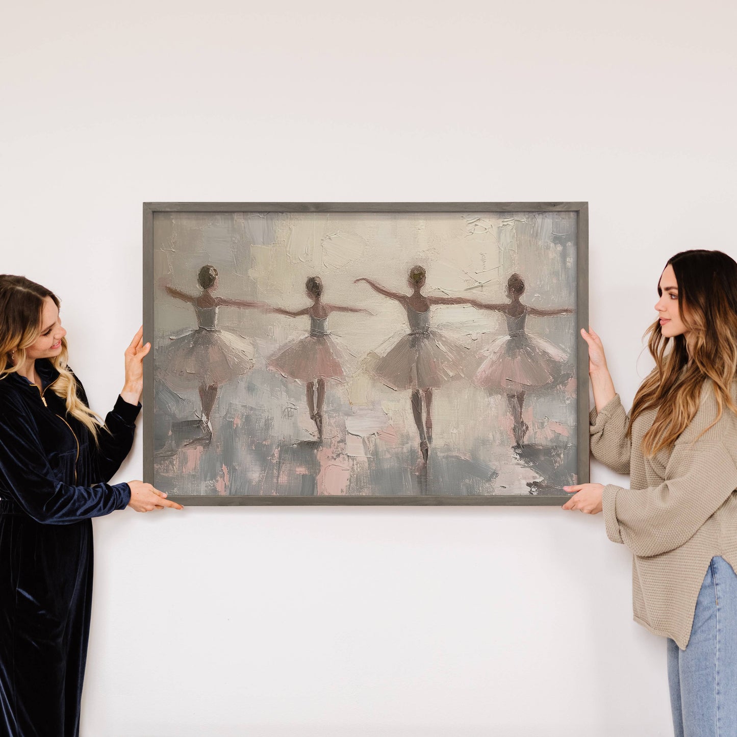 Four Ballerinas - Dancing Canvas