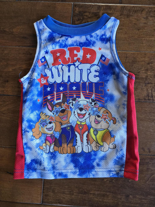 Nickelodeon Paw Patrol Patriotic Tank-3T