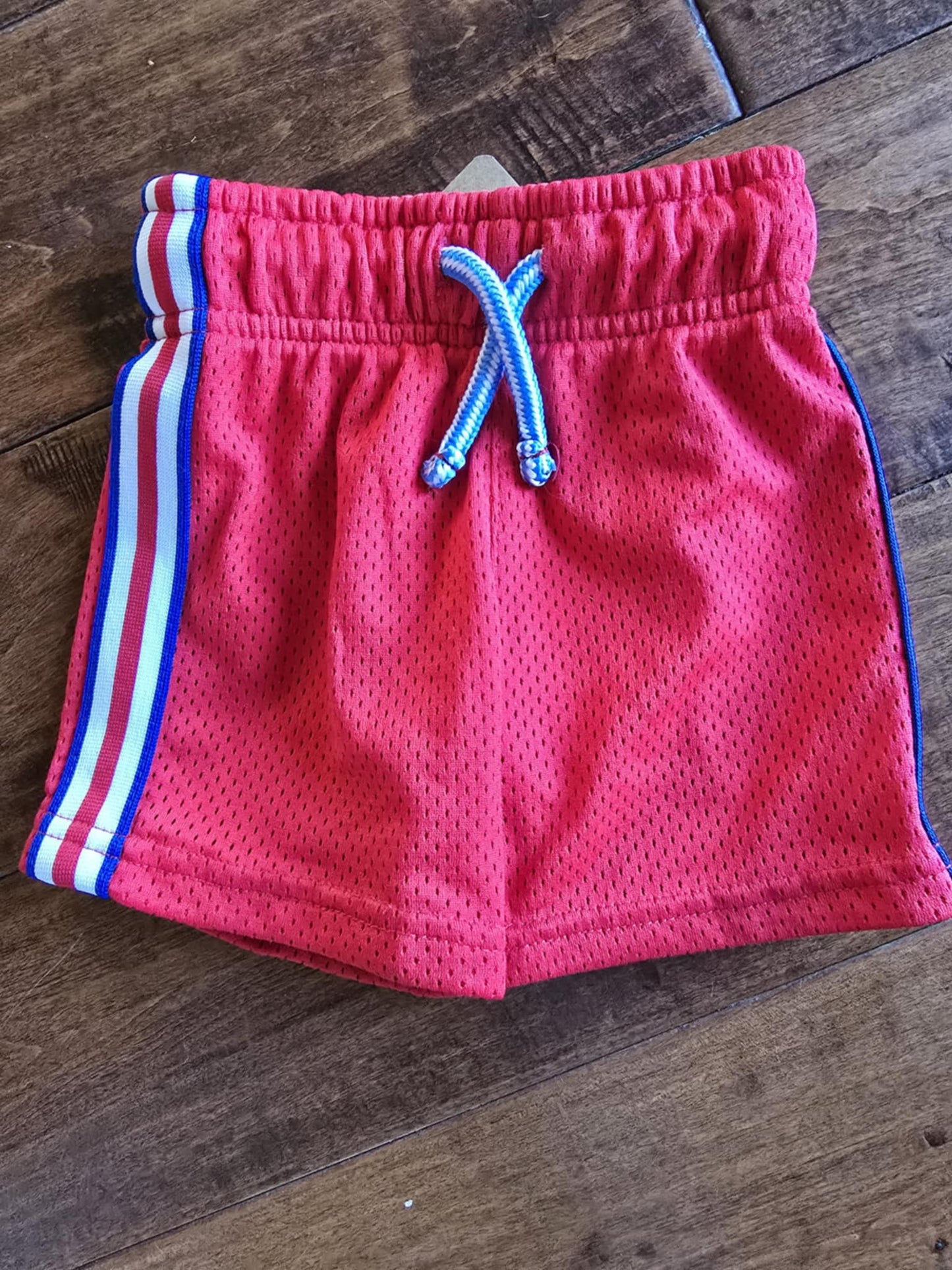 Red Basket Ball Shorts-12M