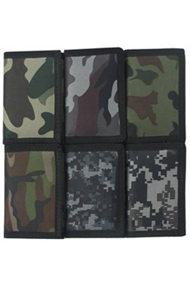 Camouflage Tri-Fold Wallet